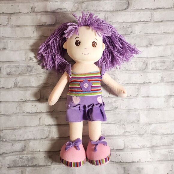 NWOT Soft Cuddly Purple Lollypop Doll 18in - Picture 2 of 3